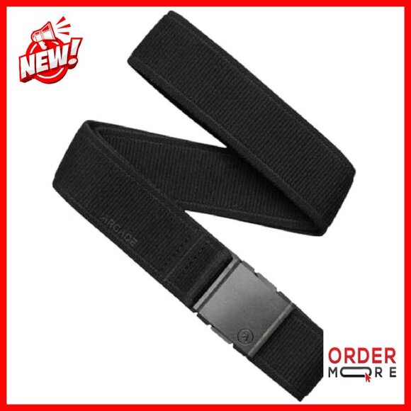 Slim Stretch Belt Metal-Free Buckle Adjustable Fit 1.25\